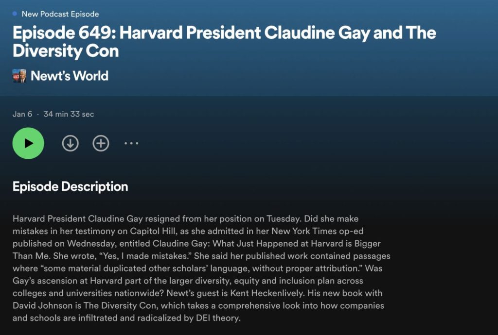Kent Heckenlively on Newt Gingrich Podcast